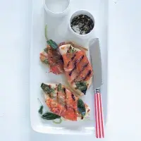 Vepřové se sušenou šunkou a šalvějí