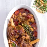 Cassoulet s jehněčími kolínky