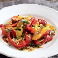 Salát z paprik z grilu