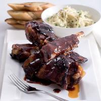 Hovězí žebro BBQ s celerovým salátem