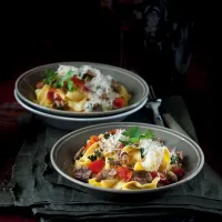 Dušená kachna s nudlemi