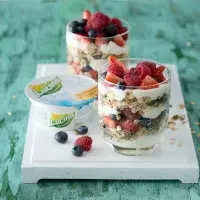 Zdravý snídaňový pohár s Lučinou 