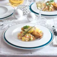 Kapr z trouby v citronové strouhance