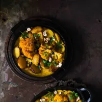 Aloo gobi neboli květák a brambory Aloo gobi neboli květák a brambory