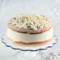 Bílý čokoládový dort