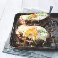 Bleskový sendvič croque madame Bleskový sendvič croque madame