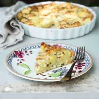 Bramborový koláč se sýrem Bramborový koláč se sýrem