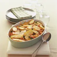 Zapečené brambory s lososem Zapečené brambory s lososem