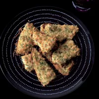 Candát z trouby v petrželové strouhance