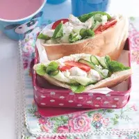 Chléb pita s kuřetem