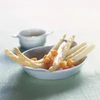 Jednoduchý bílý chřest