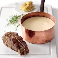 Cibulová omáčka se šunkou Cibulová omáčka se šunkou