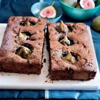 Čokoládovo-fíková buchta