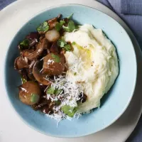 Bramborová kaše s křenem