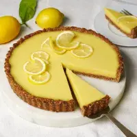 Veganský citronový koláč