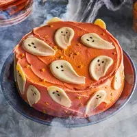 Kořeněný dýňový halloweenský dort