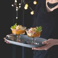 Datlová zmrzlina s chilli a mandarinkovou omáčkou Datlová zmrzlina s chilli a mandarinkovou omáčkou