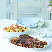 Pečený květák se slaninou