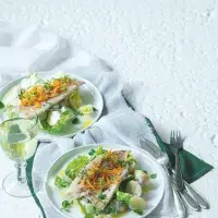 Duhový pstruh na páře s pomerančem a tymiánem