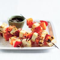 Špízy dýně & tofu