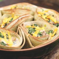 Enchiladas se špenátem
