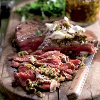 Tagliata s olivovou salsou
