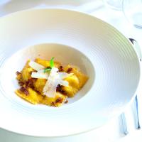 Ravioly carbonara