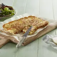 Lučinová frittata s pórkem Lučinová frittata s pórkem
