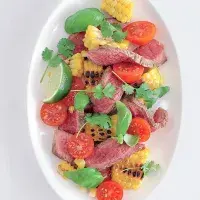 Grilované steaky s kukuřicí