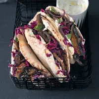 Houbový gyros Houbový gyros