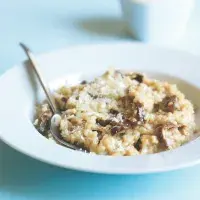 Hříbkové rizoto s lanýžovým máslem Hříbkové rizoto s lanýžovým máslem