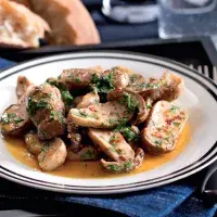 Hříbky na česneku po italsku Hříbky na česneku po italsku