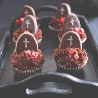 Cupcaky s hrobečky