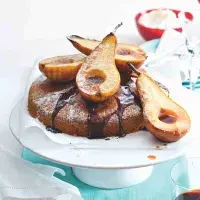 Kukuřičný koláč s hruškami (amore di polenta) Kukuřičný koláč s hruškami (amore di polenta)