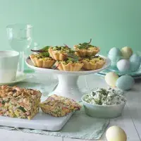 Miniquiche s pórkem Miniquiche s pórkem
