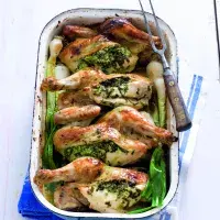 Kuřátka s jarními bylinkami