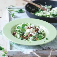 Jarní rizoto s potočnicí