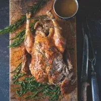 Kachna pečená s bylinkami a kmínem Kachna pečená s bylinkami a kmínem