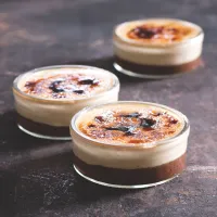 Kávové crème brûlée s čokoládou
