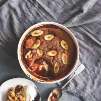 Karamelovo-banánová buchta pro dospělé