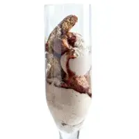 Kávové semifreddo s italskými sušenkami Kávové semifreddo s italskými sušenkami