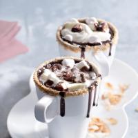 Kokosová horká čokoláda s marshmallows
