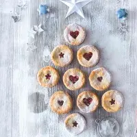 Koláčky s brusinkovou náplní