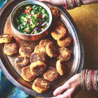 Kořeněné batátové placičky