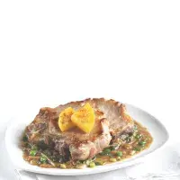 Kotlety s kaki zavařeninou