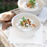 Krémová houbová polévka