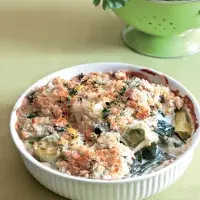 Krémový pórek s citronovou strouhankou