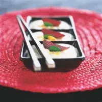 Krém s hruškami a sójovou pěnou