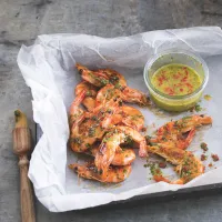 Mátovo-limetovo-medová marináda s krevetami