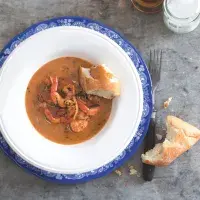 Krevetový "guláš" Krevetový "guláš"